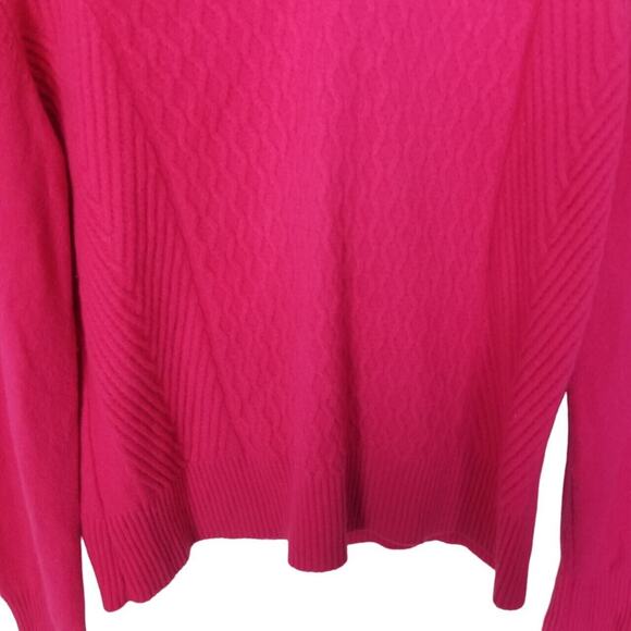 Classiques Entier Womens Cashmere Sweater Luxury Valentines Soft Girl Barbie L - Picture 3 of 8